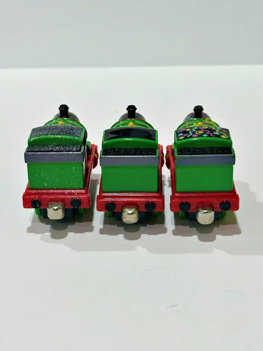 Thomas Take Along Percy Lot 3 Regular Snowy Birthday 2002 Learning Curve Diecast